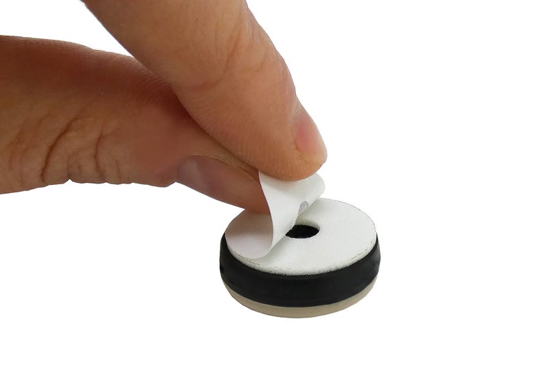 Shepherd Hardware 9456 7/8-Inch Round, Adhesive Slide Glide Furniture Sliders, 8-Pack , Tan - Image 5